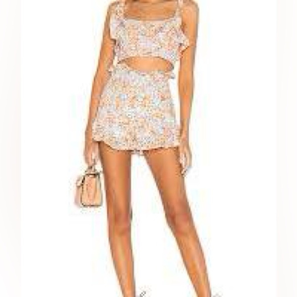Lovers and Friends Charlotte Bralette and Matching Shorts